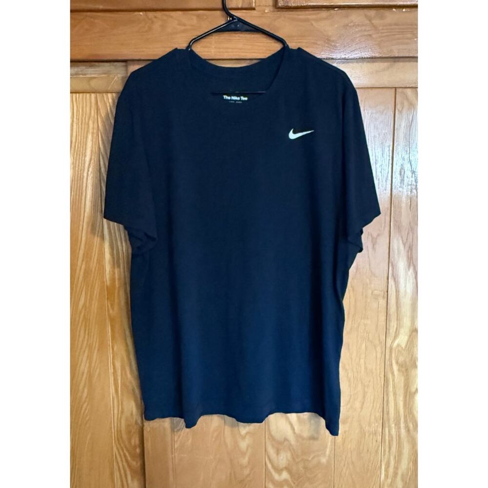 Men's Nike Dri-Fit Black Swoosh Cotton Blend T-Shirt XL